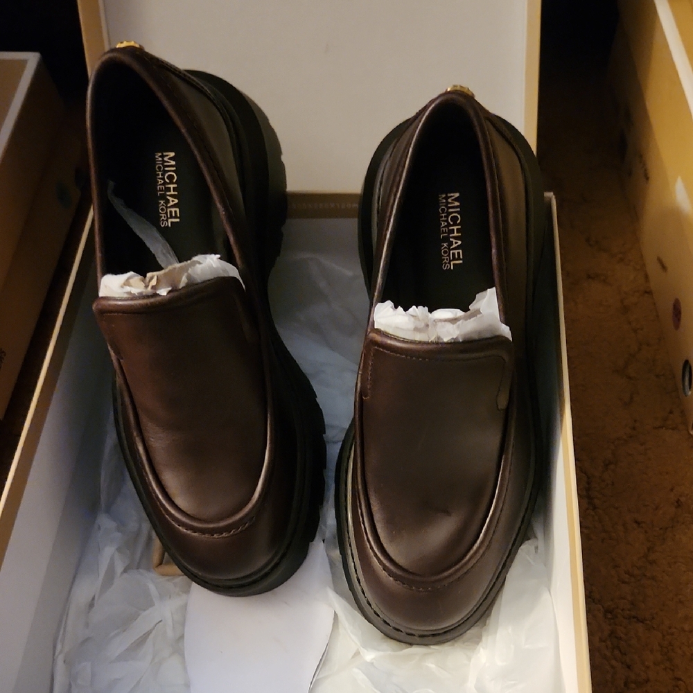 Michael Kors Women's Brown Loafers